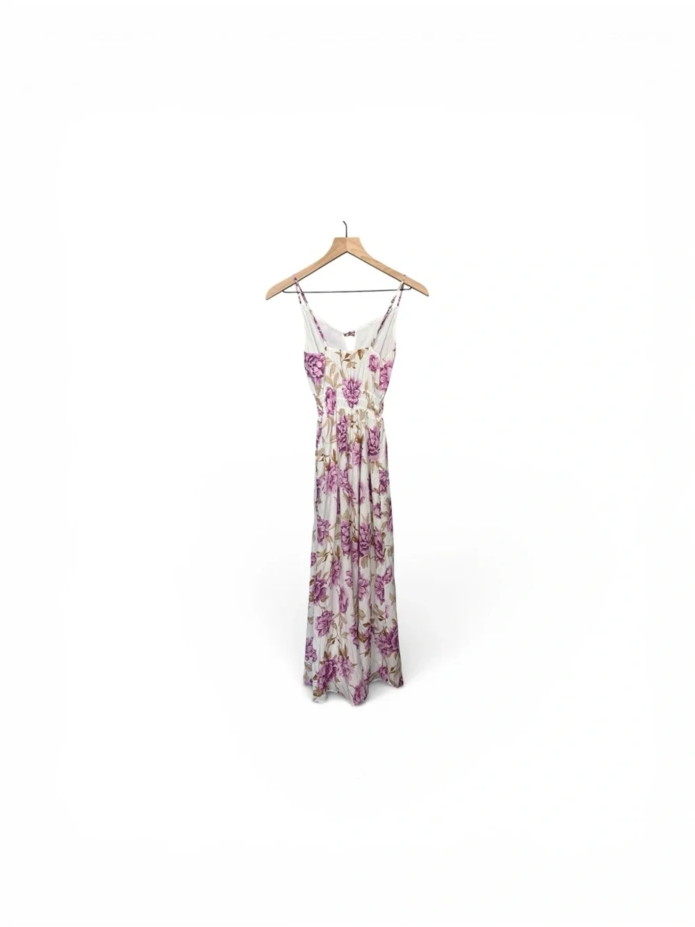Abercrombie & Fitch‎ Floral Tie-Front Maxi Dress - Purple Floral Size XXST